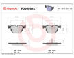 Sada brzdových destiček, kotoučová brzda BREMBO P06056NX