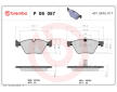Sada brzdových platničiek kotúčovej brzdy BREMBO P 06 057