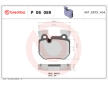 Sada brzdových platničiek kotúčovej brzdy BREMBO P 06 059