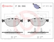 Sada brzdových destiček, kotoučová brzda BREMBO P 06 066