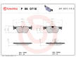 Sada brzdových destiček, kotoučová brzda BREMBO P 06 071E