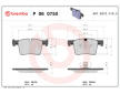 Sada brzdových platničiek kotúčovej brzdy BREMBO P 06 075X
