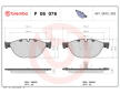 Sada brzdových platničiek kotúčovej brzdy BREMBO P 06 076