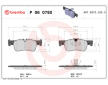 Sada brzdových platničiek kotúčovej brzdy BREMBO P 06 078X