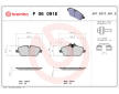 Sada brzdových destiček, kotoučová brzda BREMBO P 06 091E