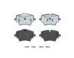 Sada brzdových destiček, kotoučová brzda BREMBO P 06 093E