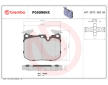 Sada brzdových destiček, kotoučová brzda BREMBO P06096NX