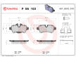 Sada brzdových platničiek kotúčovej brzdy BREMBO P 06 103