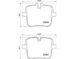 Sada brzdových destiček, kotoučová brzda BREMBO P 06 109