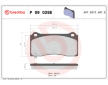 Sada brzdových destiček, kotoučová brzda BREMBO P 09 028E
