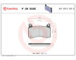 Sada brzdových platničiek kotúčovej brzdy BREMBO P 09 029E