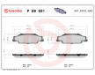 Sada brzdových destiček, kotoučová brzda BREMBO P 09 031