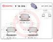 Sada brzdových destiček, kotoučová brzda BREMBO P 10 015