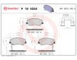 Sada brzdových destiček, kotoučová brzda BREMBO P 18 025X