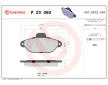 Sada brzdových destiček, kotoučová brzda BREMBO P 23 060