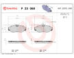 Sada brzdových destiček, kotoučová brzda BREMBO P 23 068