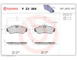 Sada brzdových platničiek kotúčovej brzdy BREMBO P 23 069
