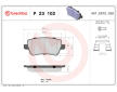 Sada brzdových destiček, kotoučová brzda BREMBO P 23 102