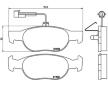 Sada brzdových destiček, kotoučová brzda BREMBO P 23 113