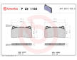 Sada brzdových destiček, kotoučová brzda BREMBO P 23 115X
