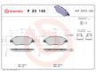 Sada brzdových platničiek kotúčovej brzdy BREMBO P 23 145