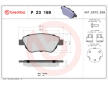 Sada brzdových platničiek kotúčovej brzdy BREMBO P 23 169