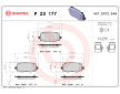 Sada brzdových destiček, kotoučová brzda BREMBO P 23 177
