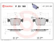 Sada brzdových destiček, kotoučová brzda BREMBO P 23 180