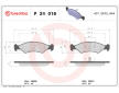 Sada brzdových destiček, kotoučová brzda BREMBO P 24 016