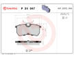 Sada brzdových platničiek kotúčovej brzdy BREMBO P 24 047