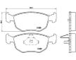 Sada brzdových destiček, kotoučová brzda BREMBO P 24 069