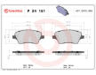 Sada brzdových destiček, kotoučová brzda BREMBO P 24 151