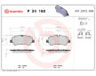 Sada brzdových platničiek kotúčovej brzdy BREMBO P 24 160