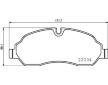 Sada brzdových destiček, kotoučová brzda BREMBO P 24 171G