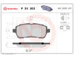 Sada brzdových platničiek kotúčovej brzdy BREMBO P 24 203