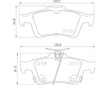 Sada brzdových destiček, kotoučová brzda BREMBO P 24 216