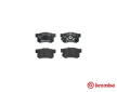 Sada brzdových destiček, kotoučová brzda BREMBO P 28 061