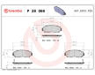 Sada brzdových destiček, kotoučová brzda BREMBO P 28 066