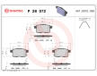 Sada brzdových destiček, kotoučová brzda BREMBO P 28 072