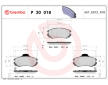 Sada brzdových destiček, kotoučová brzda BREMBO P 30 018