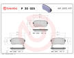 Sada brzdových destiček, kotoučová brzda BREMBO P 30 025