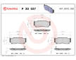 Sada brzdových platničiek kotúčovej brzdy BREMBO P 30 037