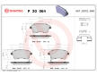Sada brzdových platničiek kotúčovej brzdy BREMBO P 30 064
