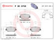 Sada brzdových platničiek kotúčovej brzdy BREMBO P 30 070X