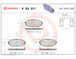 Sada brzdových destiček, kotoučová brzda BREMBO P 30 071