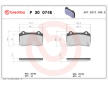 Sada brzdových destiček, kotoučová brzda BREMBO P 30 074E