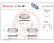 Sada brzdových platničiek kotúčovej brzdy BREMBO P 30 081