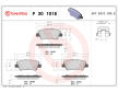 Sada brzdových destiček, kotoučová brzda BREMBO P 30 101E