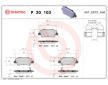 Sada brzdových destiček, kotoučová brzda BREMBO P 30 103