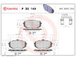 Sada brzdových destiček, kotoučová brzda BREMBO P 30 140